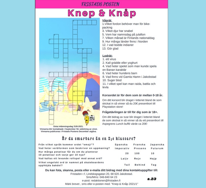 Knep Vinnare till Knep & Knåp! :: Fristaden r.f